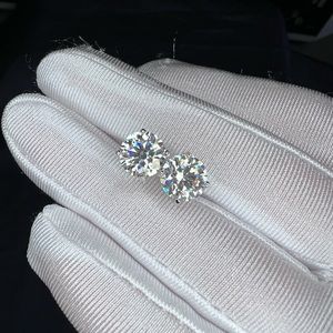 Moissanite Stud Earrings - Passes Diamond Tester